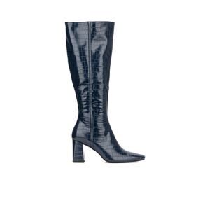 Women's Torgeis Angelica Heeled Knee High Boots - Blue - 7 - NIB